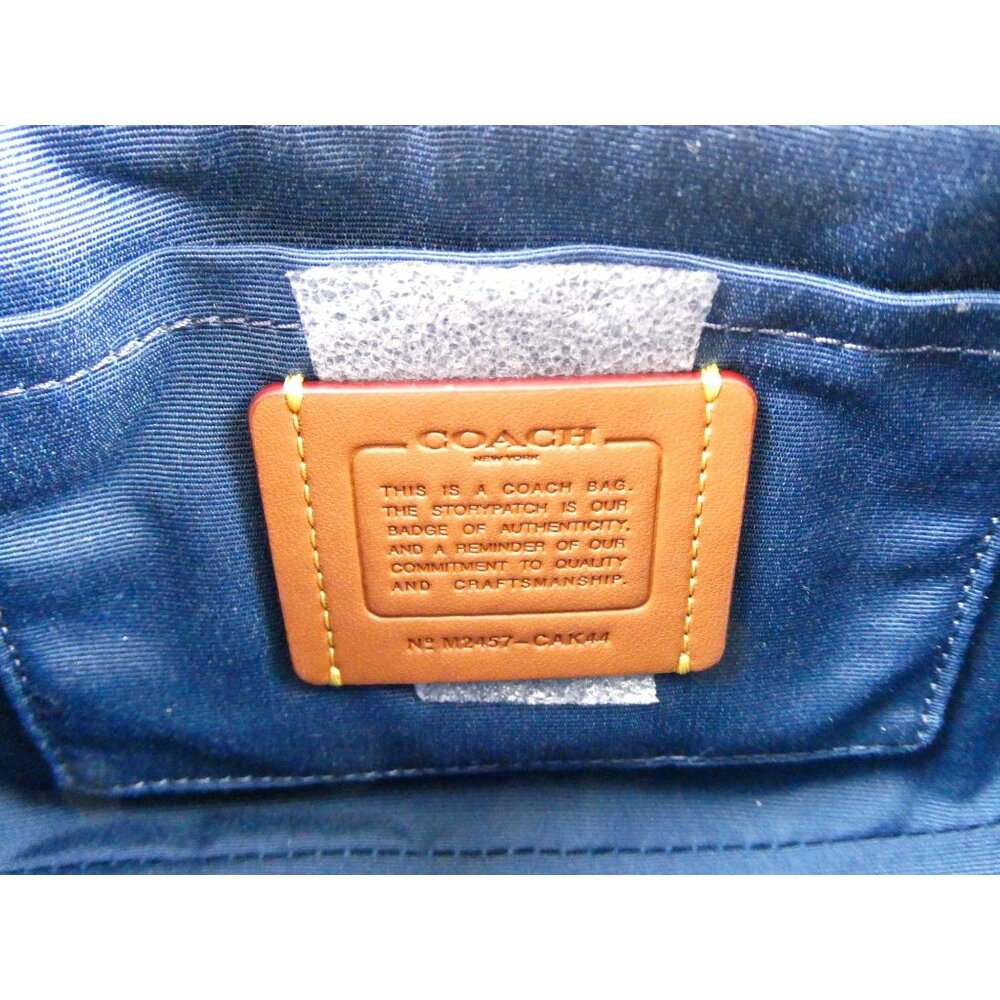 Coach Indigo Denim Ashton Shoulder Bag CAK44 NWT - Picture 8 of 11